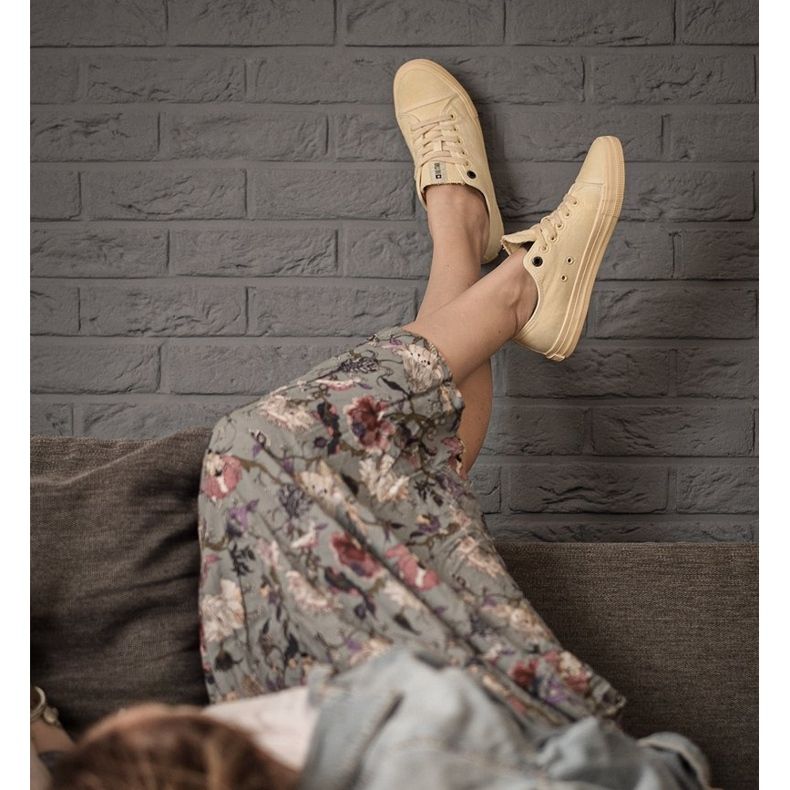 Dámské tenisky Big Star Yellow DD274441 žlutá 2