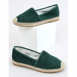 Zelené dámské espadrilky M-515 DK.GREEN zelená 1