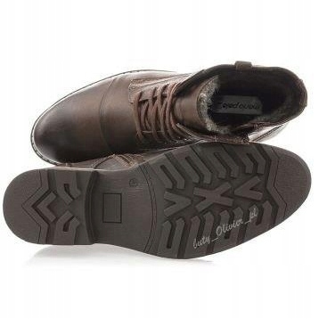 Mario Pala Pánské kozačky s kožešinou 312 hnědé hnědý 3