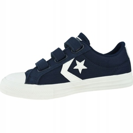 Dětské boty Converse Star Player Low, 667547C bílý námořnická modř 1
