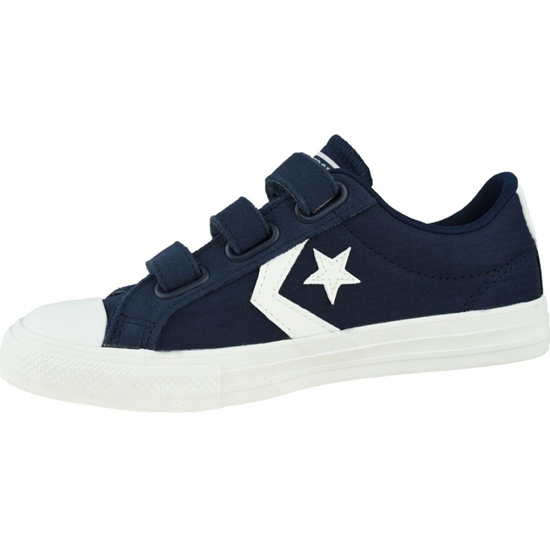 Dětské boty Converse Star Player Low, 667547C bílý námořnická modrá 1