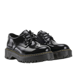 Černé lakované boty, boty Marilyn černý 1