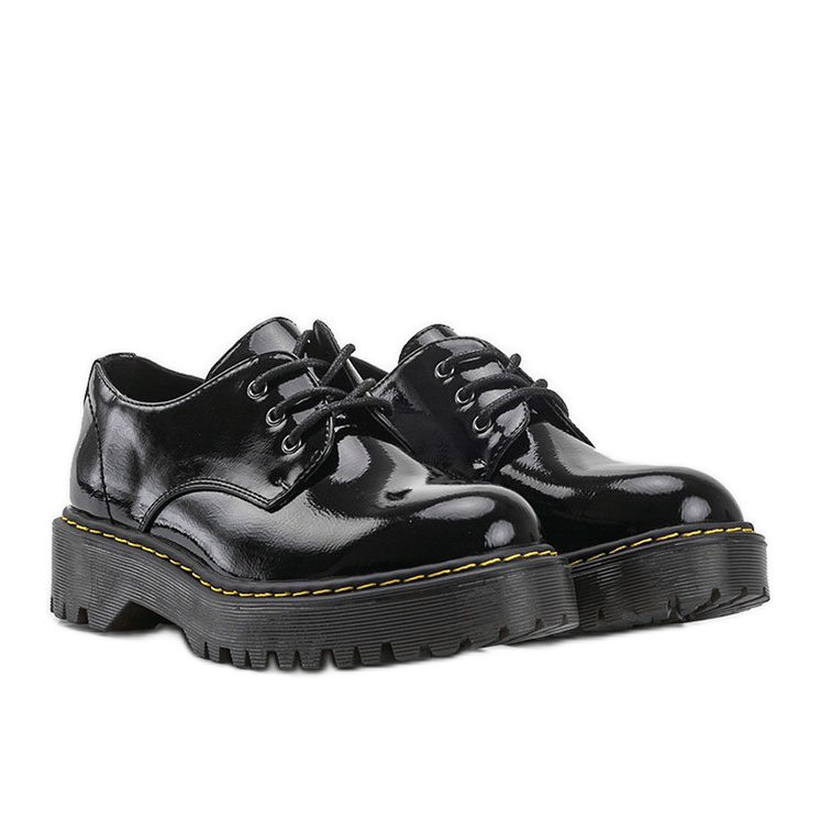 Černé lakované boty, boty Marilyn černá 1