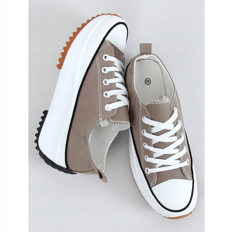 Designová podrážka tenisek v khaki VL137P Green zelená 1