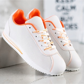 SHELOVET Prolamované tenisky Super bílý 1