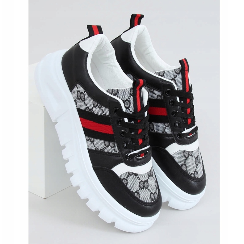 Designová černá sportovní obuv 205081 Black vícebarevný 1 Designová černá sportovní obuv 205081 Black vícebarevný 1