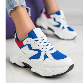 Fashion Pohodlné tenisky bílý vícebarevný 2