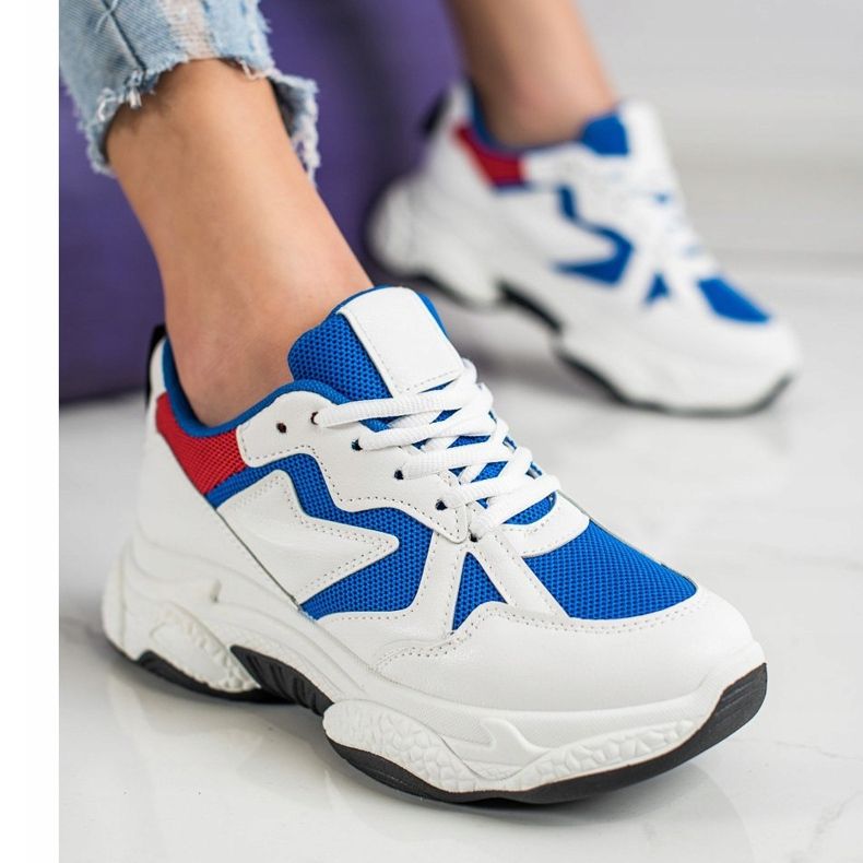 Fashion Pohodlné tenisky bílý vícebarevný 2