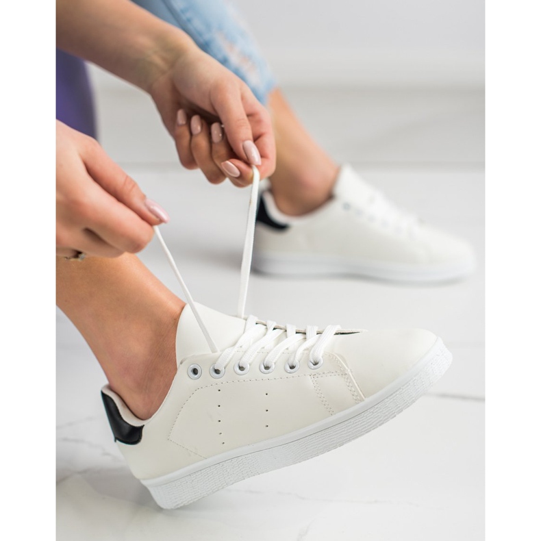 SHELOVET Nízké sportovní boty bílý 1