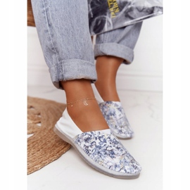 Dámská kožená balerína Maciejka bílá 01930-85 bílý vícebarevný 2 Dámská kožená balerína Maciejka bílá 01930-85 bílý vícebarevný 2