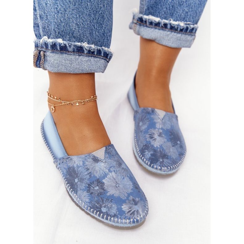 Dámské modré balerínky Maciejka 01930-72 / 00-0 modrý 2