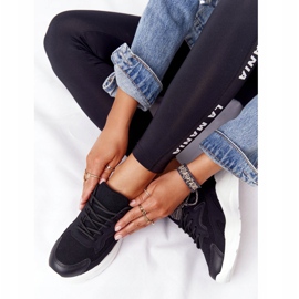 FB2 Dámské černé tenisky Delusion na velké podrážce černá 2