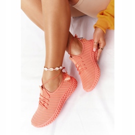 PS1 Dámská sportovní obuv Slip-on Coral Do It pomerančový růžový 2