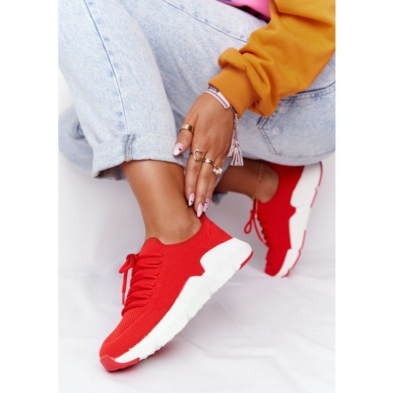 Dámské sportovní boty Nazouvací Big Star DD274580 červená červené 2