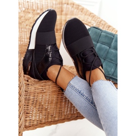 FB2 Dámská sportovní obuv Tenisky Black Netta černá 1