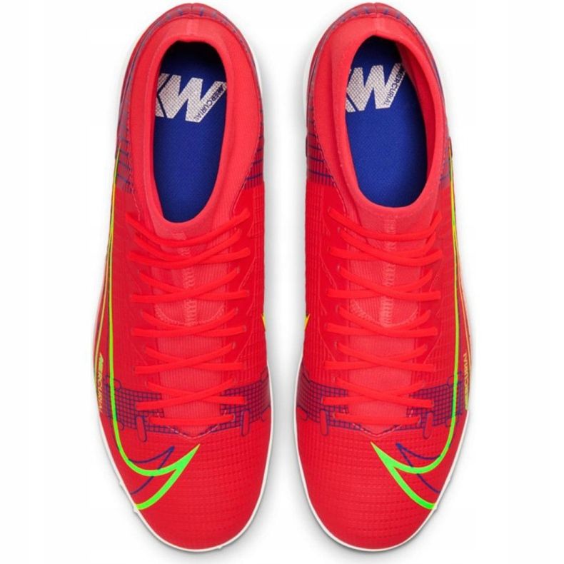 Kopačky Nike Mercurial Superfly 8 Academy Tf M CV0953 600 červený pomeranče a červené 1