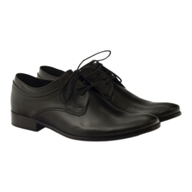 Badura Classic Leather Black Formal Shoes 7549 černá 4