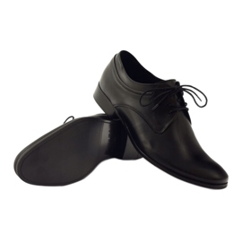 Badura Classic Leather Black Formal Shoes 7549 černý 3