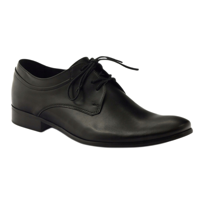 Badura Classic Leather Black Formal Shoes 7549 černá 1