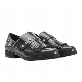 Šedé dámské nazouvací boty Cassidy šedá 1