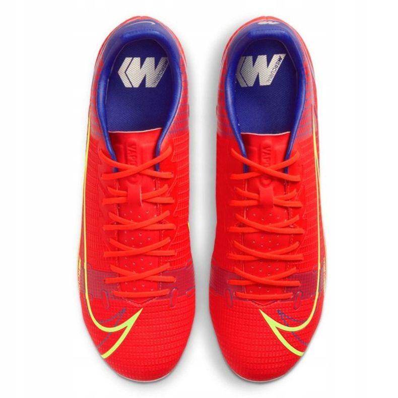 Fotbalové boty Nike Mercurial Vapor 14 Academy FG / MG M CU5691 600 červený pomeranče a červené 2