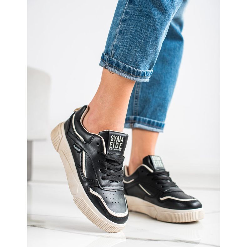 Ax Boxing Černé sportovní boty béžový černá 1