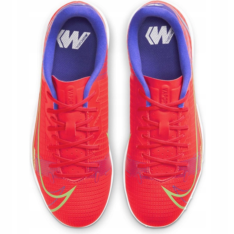 Kopačky Nike Mercurial Vapor 14 Academy Tf Junior CV0822 600 červené červené 1