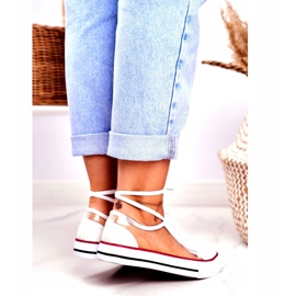 PS1 Dámské tenisky bílé průhledné prvky Grace bezbarvý bílý 3 PS1 Dámské tenisky bílé průhledné prvky Grace bezbarvý bílý 3