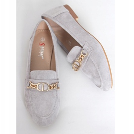 Šedé Dámské šedé mokasíny T393P Šedé šedá 1 Šedé Dámské šedé mokasíny T393P Šedé šedá 1