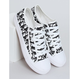 Černé dámské tenisky XL30P Black bílý černá 1