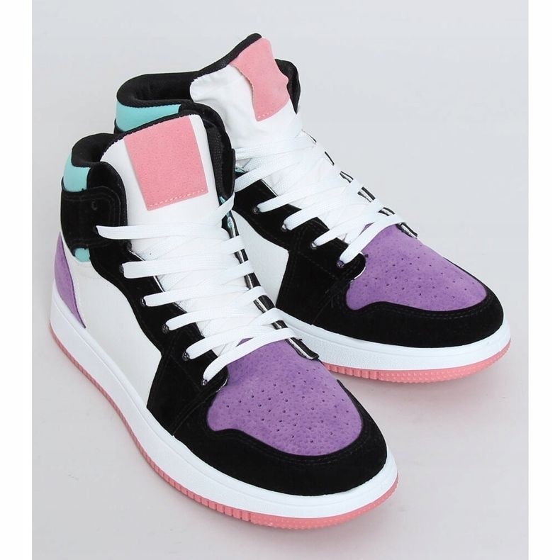 NB505 Fialové vysoké tenisky vícebarevný 1