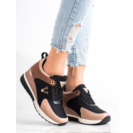 Neformální tenisky VINCEZA černá růžový vícebarevný 1