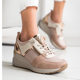 Stylové tenisky VINCEZA růžový 1