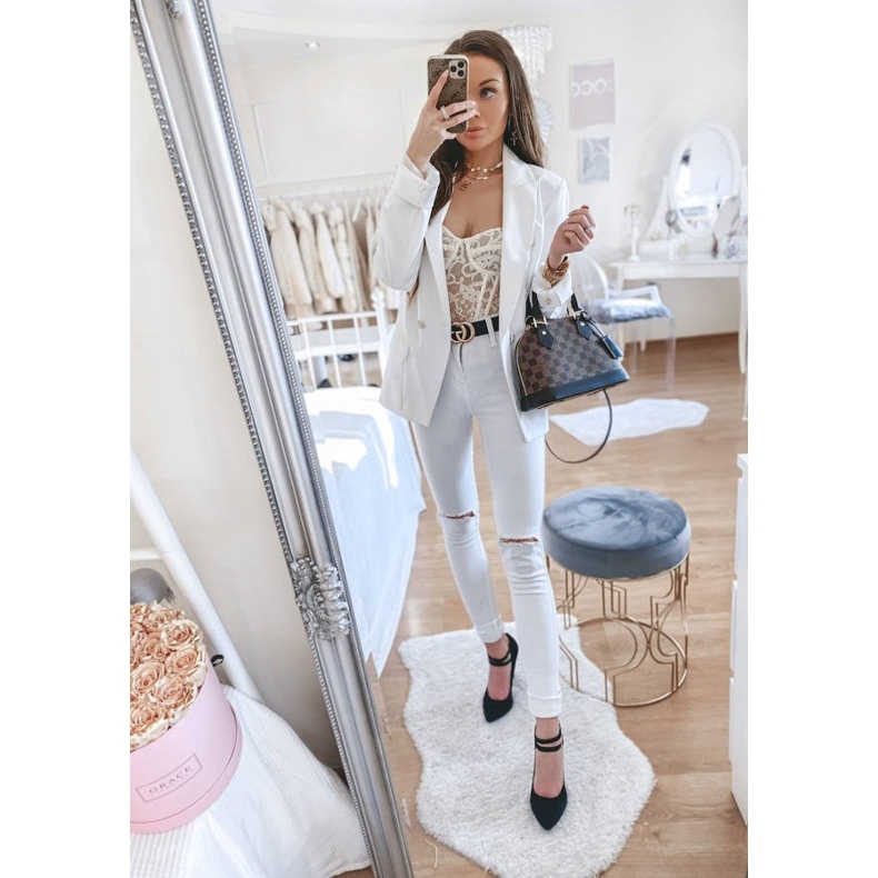 Černé semišové lodičky na podpatku L408 černá 1