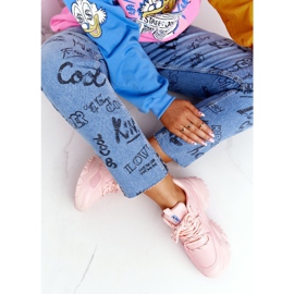 EVE Dámské tenisky na masivní podrážce růžové smích růžový 2