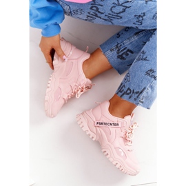 EVE Dámské tenisky na masivní podrážce růžové smích růžový 1