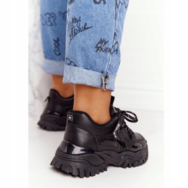 EVE Dámské tenisky na masivní černé podrážce černá 2