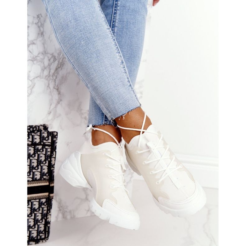 Dámské sportovní boty Tenisky White Born This Way bílý 1