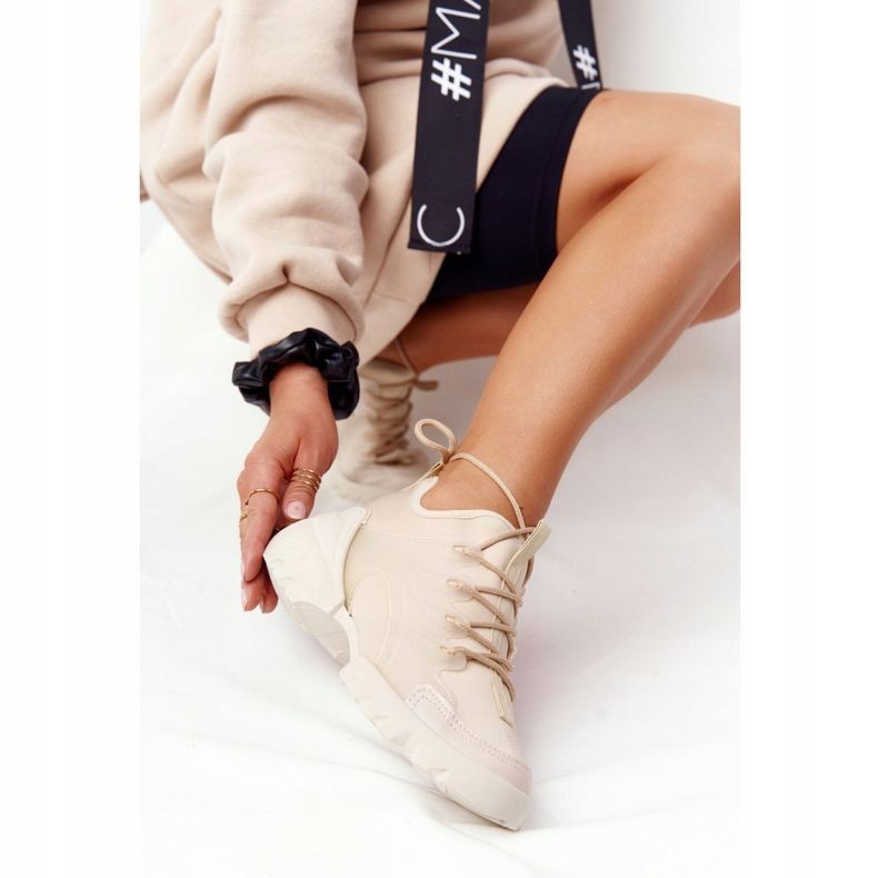 PS1 Dámské sportovní boty Tenisky béžové Born This Way béžový 1