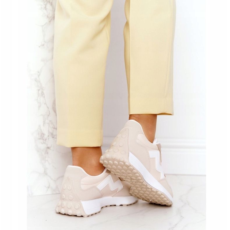 PS1 Dámská sportovní obuv Tenisky Béžová Move On béžový 1