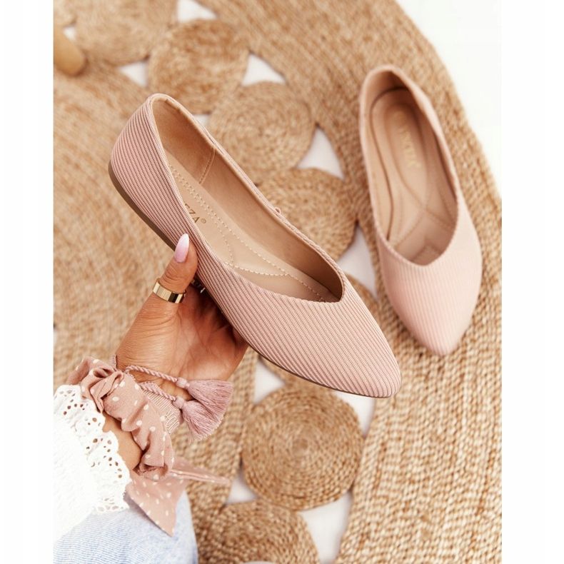 Delikátní baletka ve Spitzu Vinceza 2187 růžová růžový 1