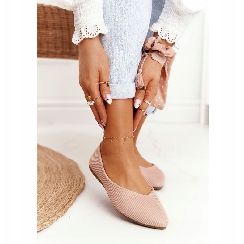 Delikátní baletka ve Spitzu Vinceza 2187 růžová růžový 2