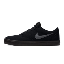 Pánské boty Nike Sb Check Solar Cnvs černé 843896 002 černý šedá 1