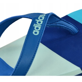 Pantofle Adidas Eezay Striped BA8808 námořnická modř modrý 3