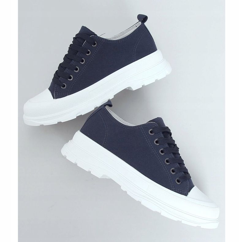 Tmavě modré dámské tenisky LA122 Navy námořnická modř 1