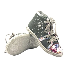 Dětská bota s kamínky 84254 Gray Bartek šedá 3