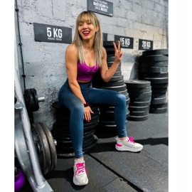 Kylie Klasická sportovní obuv bílý růžový 1