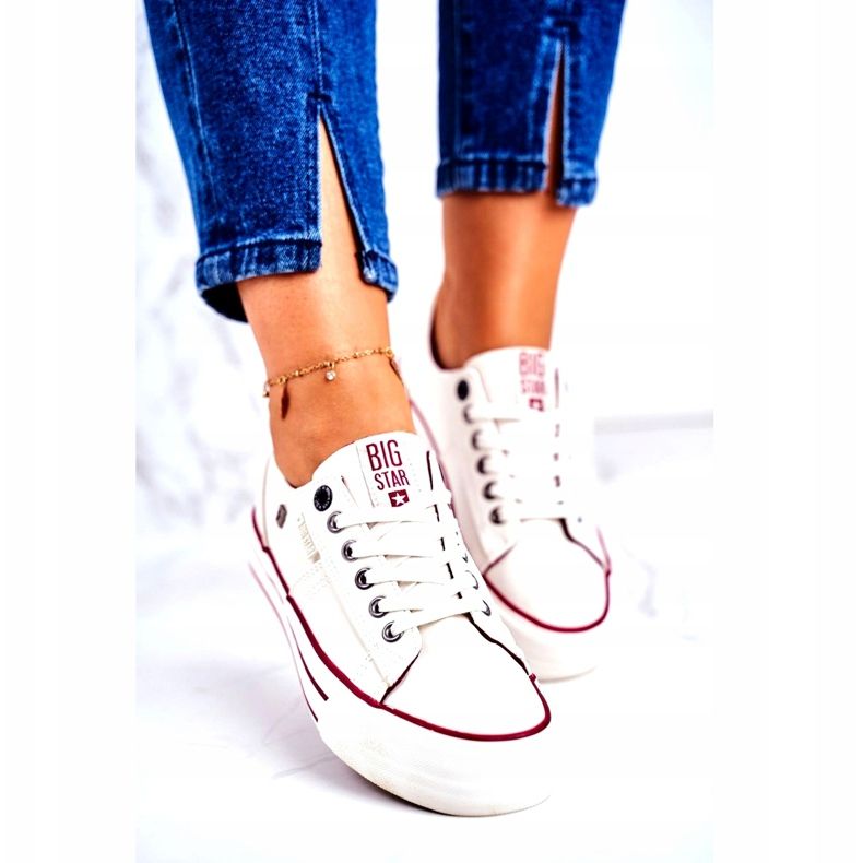 Dámské tenisky Big Star White GG274140 bílý 3