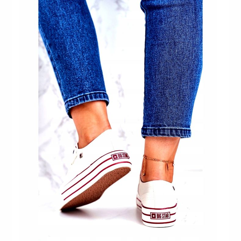 Dámské tenisky Big Star White GG274140 bílý 4