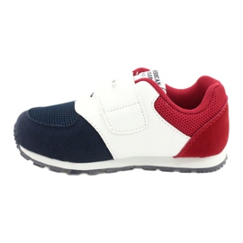 American Club Dětská sportovní bota Kožená insert BS01 BS02 Navy bílý 1